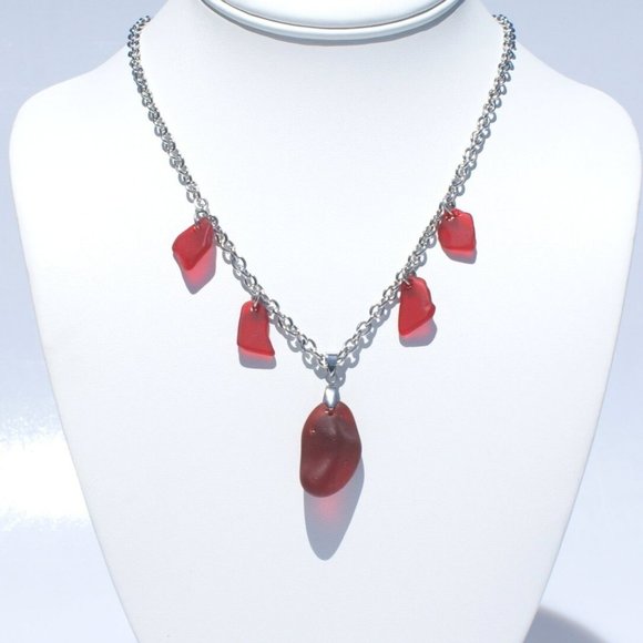 Custom Jewelry - Jelly Bean Sea Glass Jewelry Set